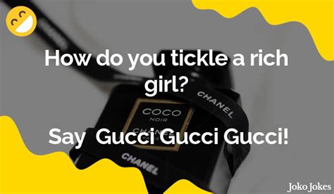 is gucci a joke|gucci puns.